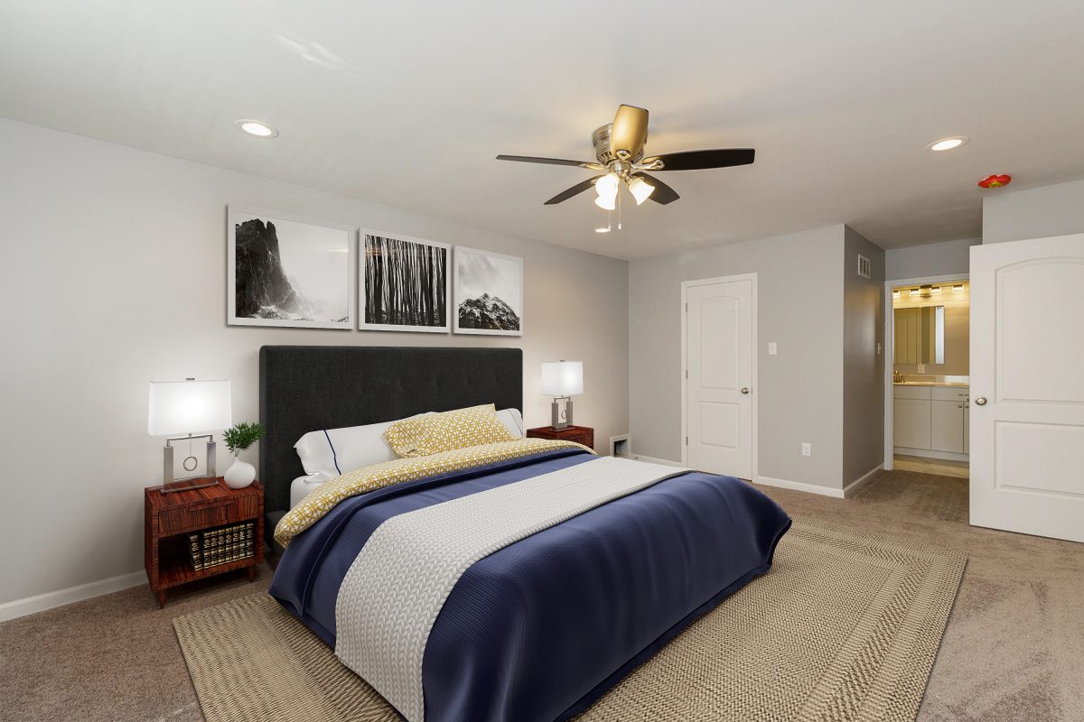 Virtual Staging For A Bedroom