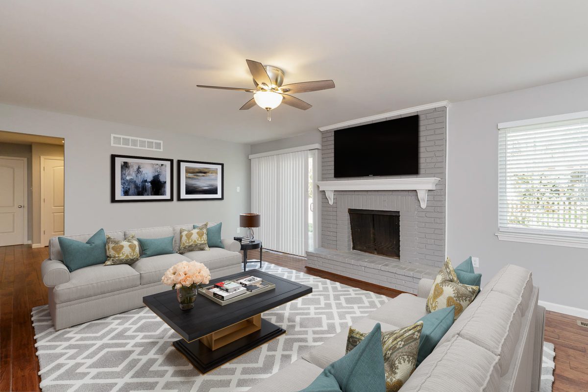 Home staging living room