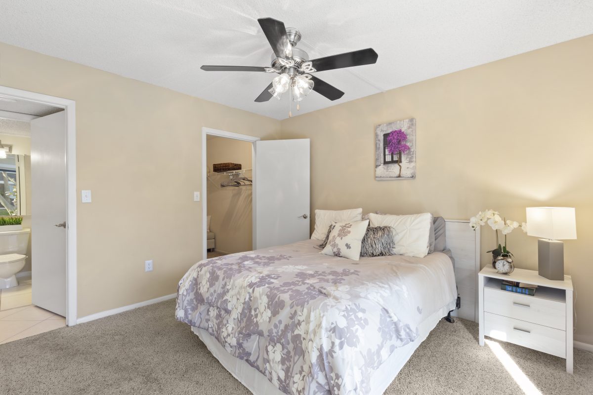 Virtually Staging Bedroom