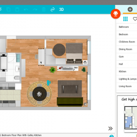 3D floor plan